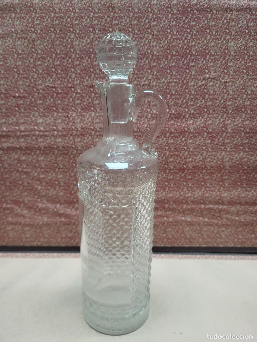 Botellas antiguas: ANTIGUA BOTELLA CRISTAL ANIS AYELO APARICI SANZ ORTIZ AYELO MALFERIT TARRAGONA
