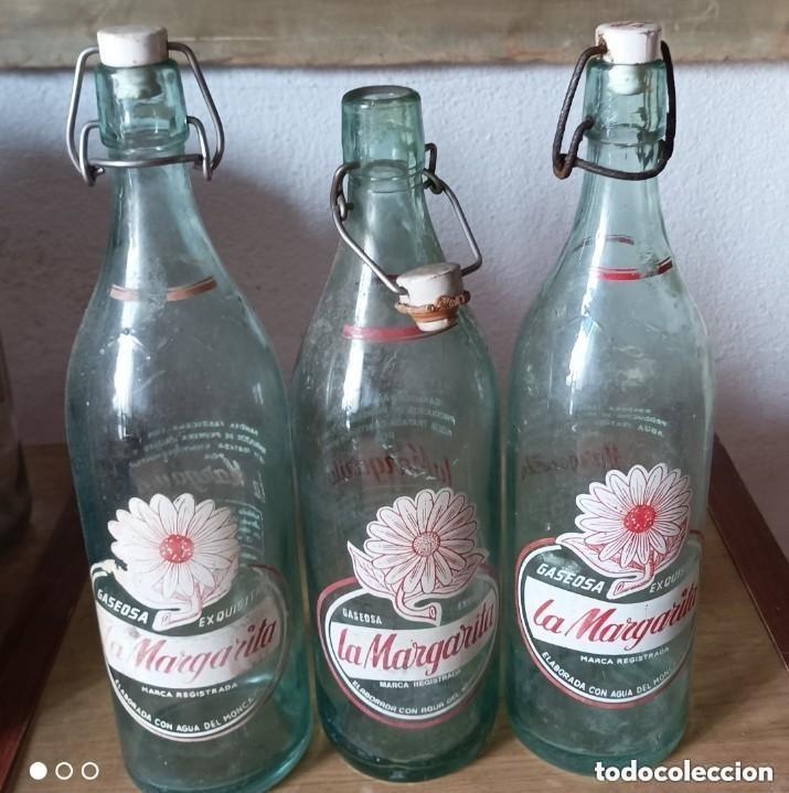 Botellas antiguas: BOTELLAS DE GASEOSA - LA MARGARITA