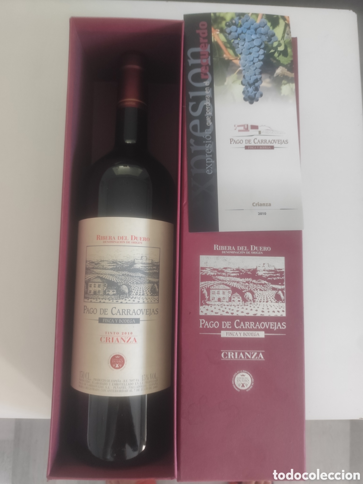 Botellas antiguas: Pago de Carraovejas Crianza 2010 de 150cl