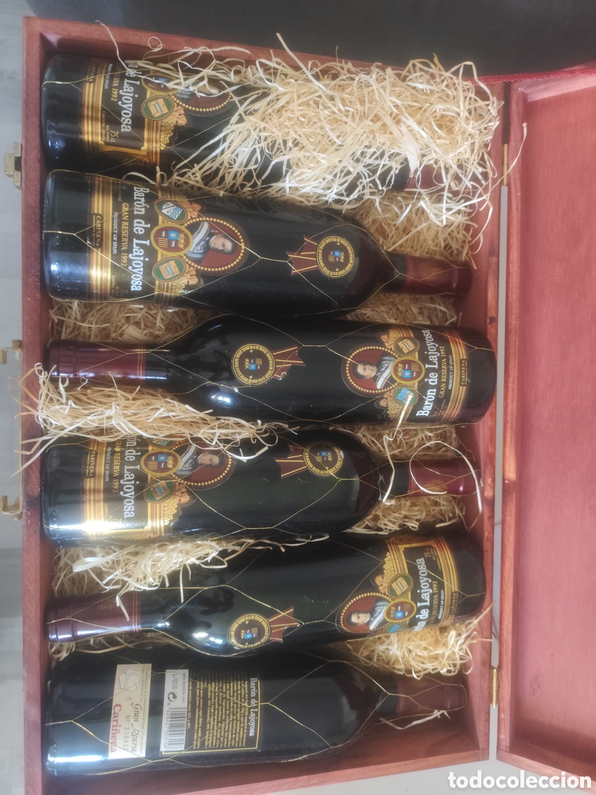 Botellas antiguas: Vino tinto Baron de Lajoyosa Gran Reserva 1992