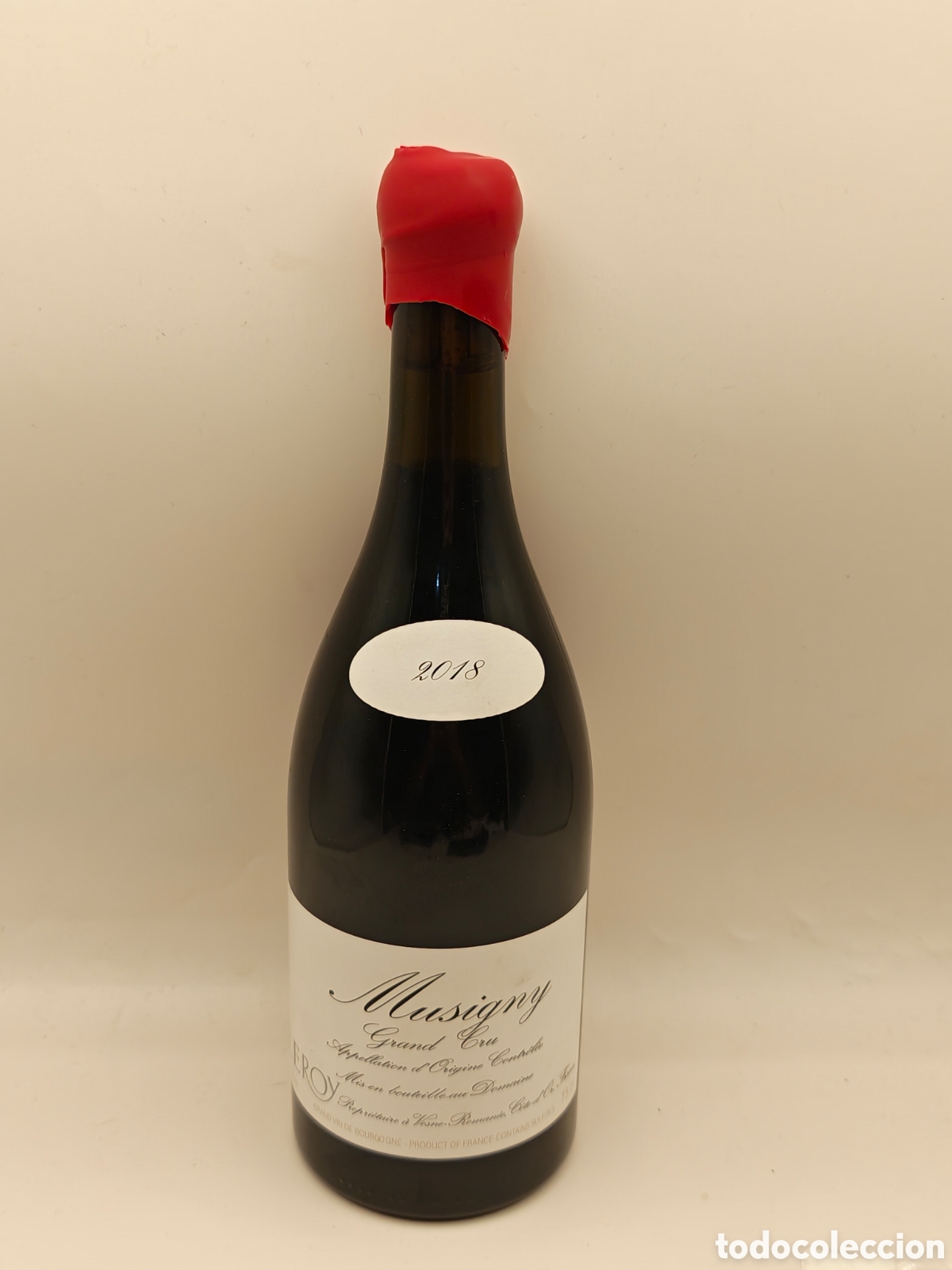Botellas antiguas: Musigny Grand Cru wine Red france