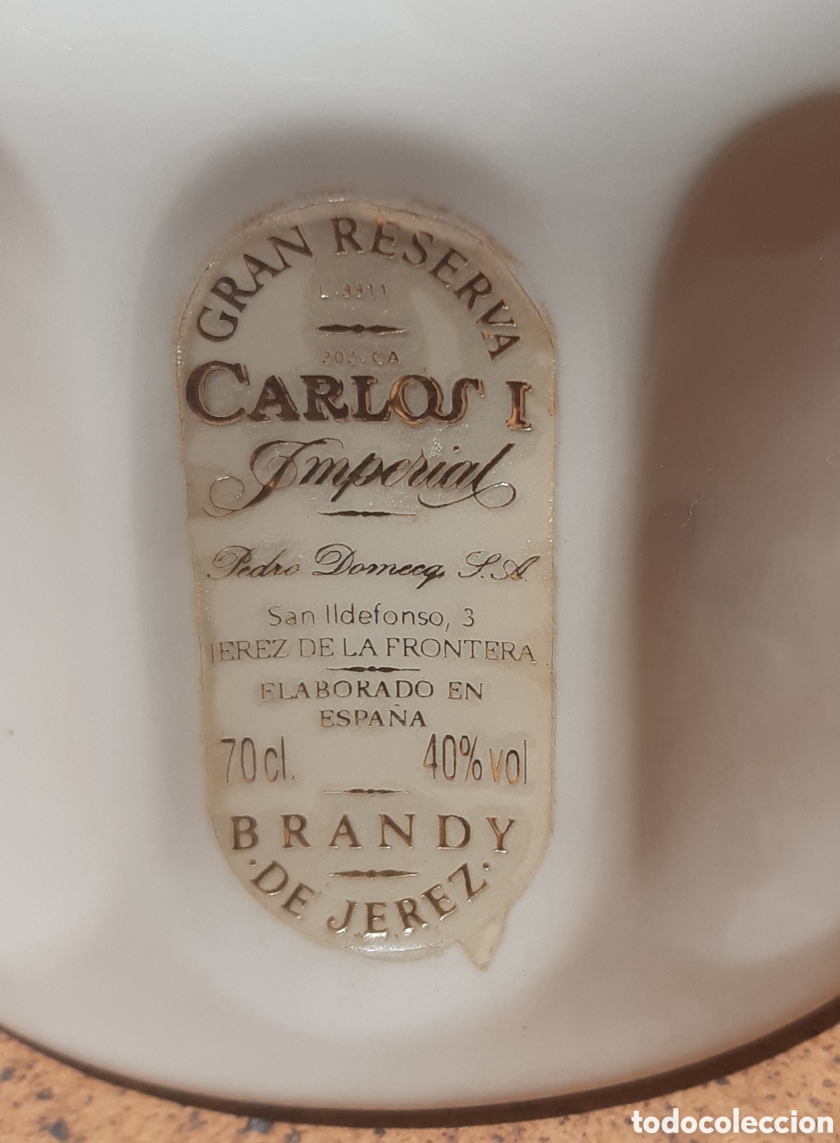 Botellas antiguas: Botella de Carlos I Imperial - Foto 3