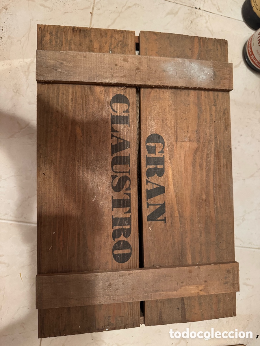 Botellas antiguas: Caja original de madera Perelada Gran Claustro &ndash; 3 botellas x 75 cl &ndash; Sin abrir &ndash; Vintage