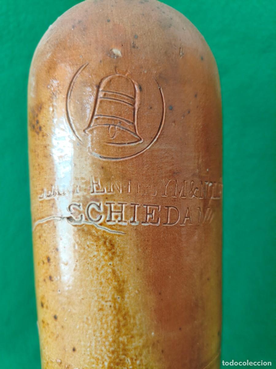 Botellas antiguas: ANTIGUA BOTELLA CERAMICA GRES. CANECO. STONEWARE GIN. BLANKENHEIM & NOLET. SCHIEDAM. HOLANDA.