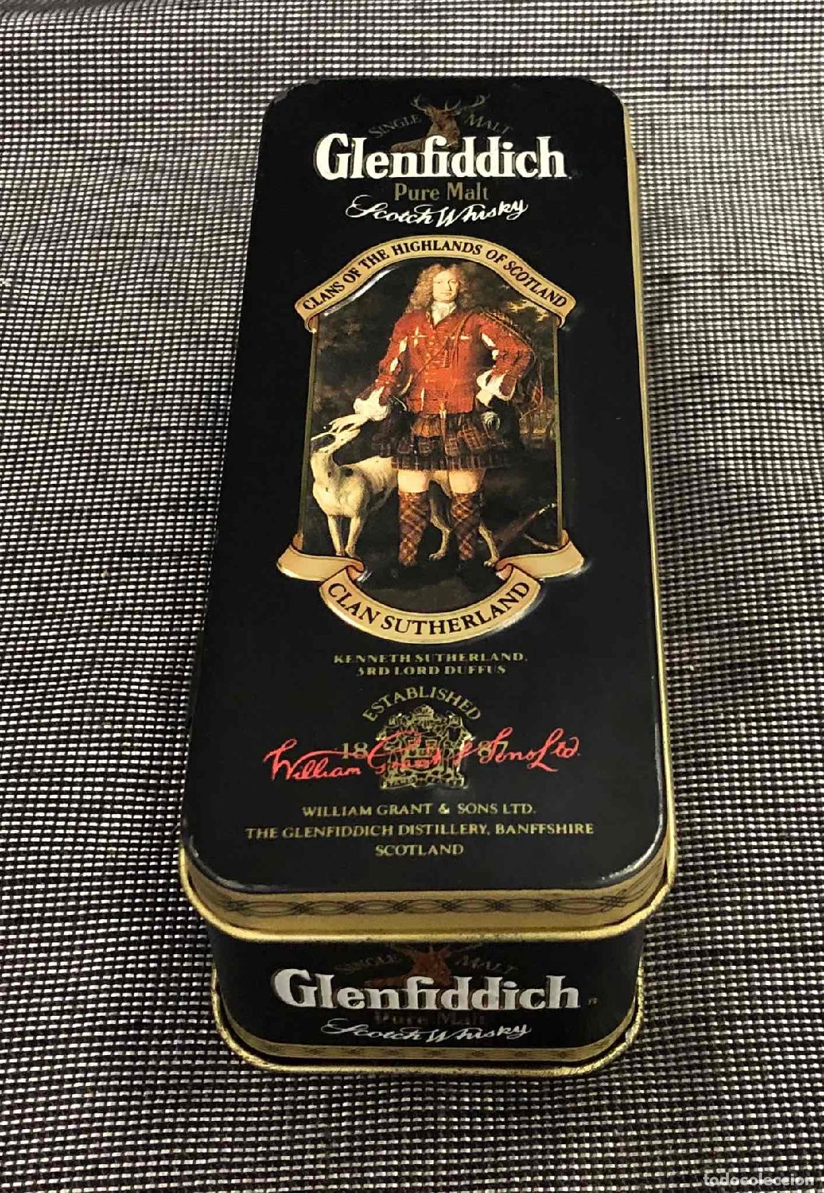 Botellas antiguas: MINI BOTELLA SCOTCH WHISKY GLENFIDDICH EN CAJA ORIGINAL, SIN ABRIR