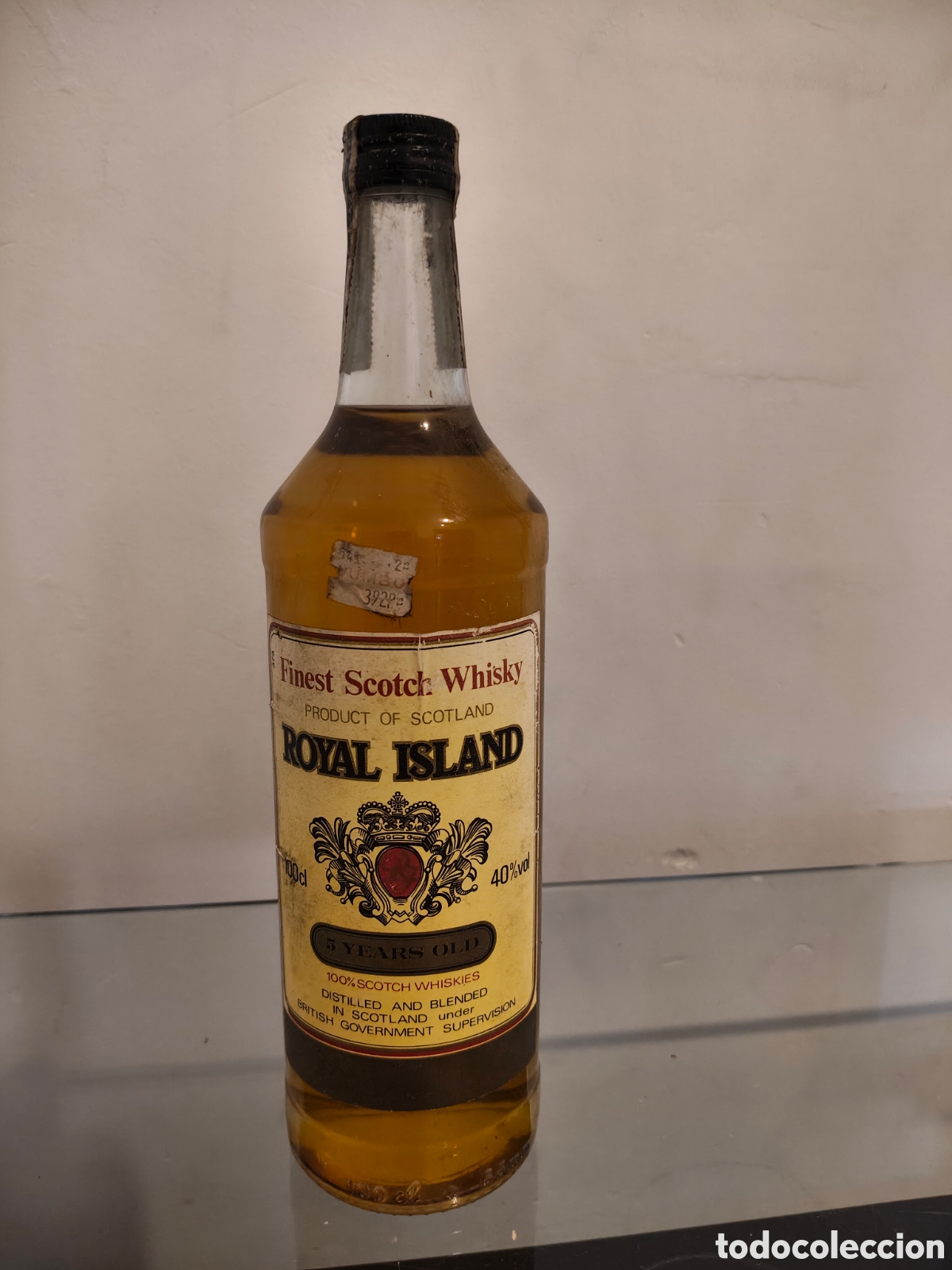 Botellas antiguas: Botella Antigua Royal Finest Scotch Whisky 5 Years Old 75cl 40% Vol.Escocia. A&ntilde;os 80 precintada