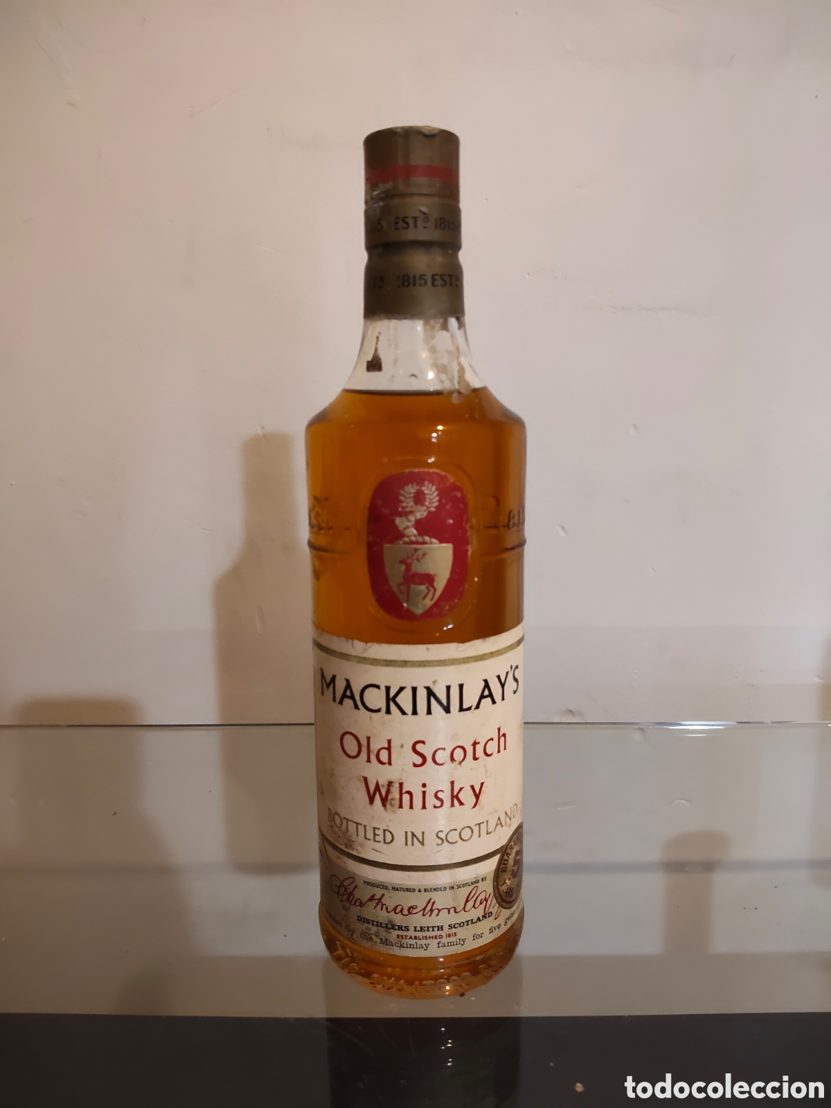 Botellas antiguas: The Glenlivet 12 Years 75 cl 43% Vintage Scotch Whisky Botella Colecci&oacute;n A&ntilde;os 70/80