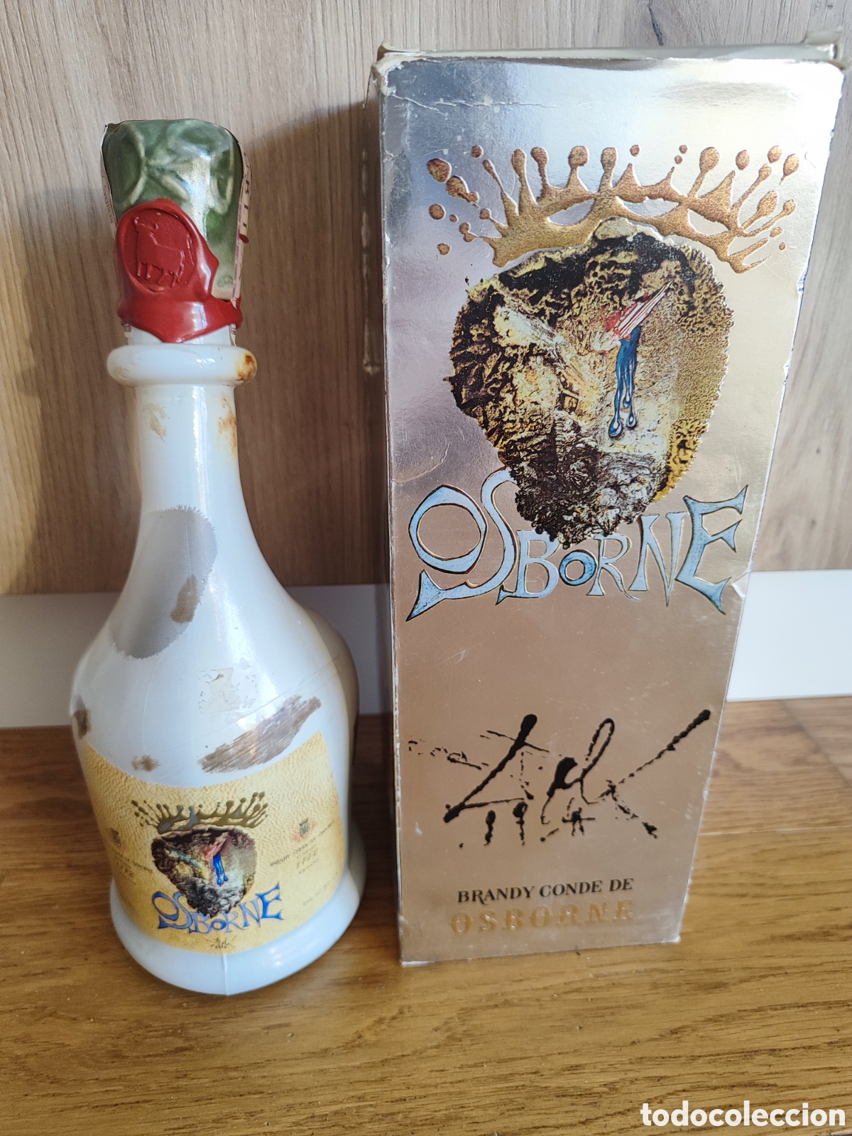 Botellas antiguas: BOTELLA BRANDY CONDE DE OSBORNE DALI JEREZ DE LA FRONTERA