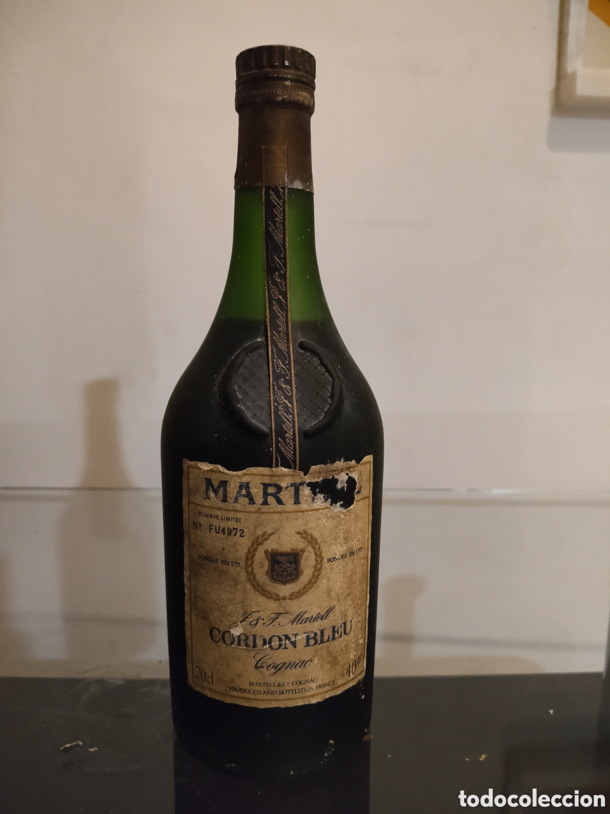 Botellas antiguas: Martell Cordon Bleh Cognac 70cl. A&ntilde;os 70