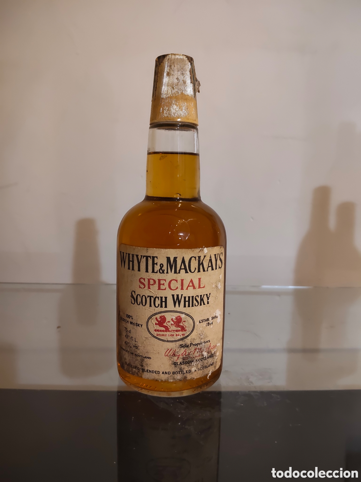 Botellas antiguas: Whyte & Mackay Special Scotch Whisky 75cl. A&ntilde;os 70