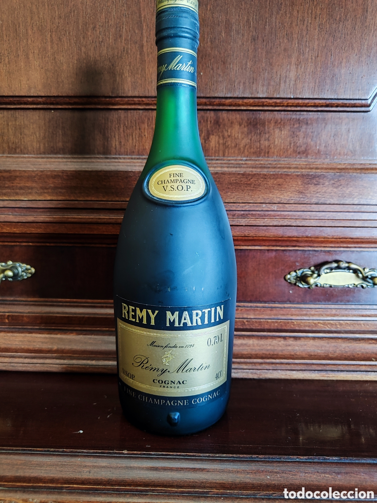 Botellas antiguas: Botella cognac Remy Martin