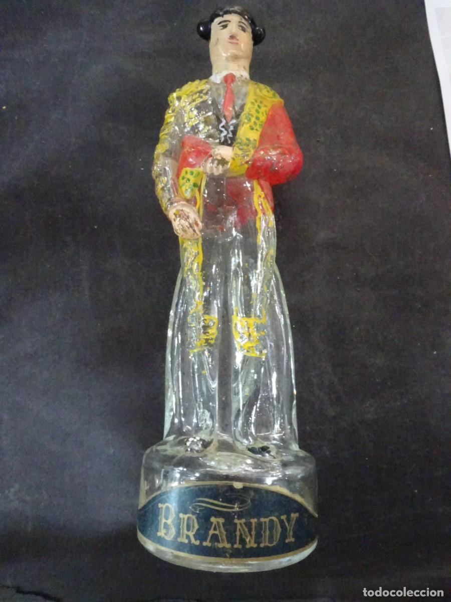 Garrafas antigas: BOTELLA TORERO BRANDY VACIA DESTILERIAS CAMPENY EL MASNOU TECXX 434
