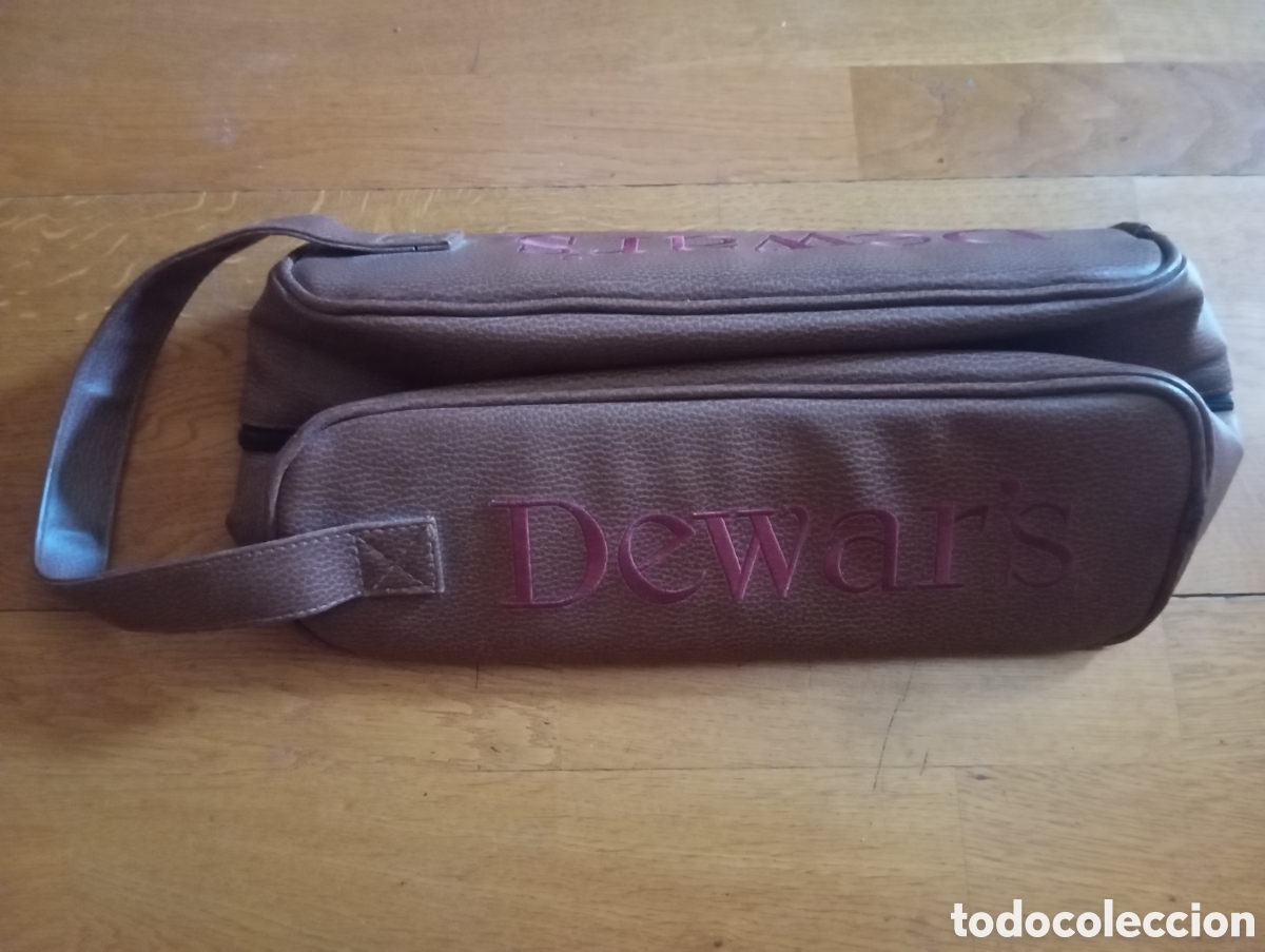 Botellas antiguas: Dewards bolso marron