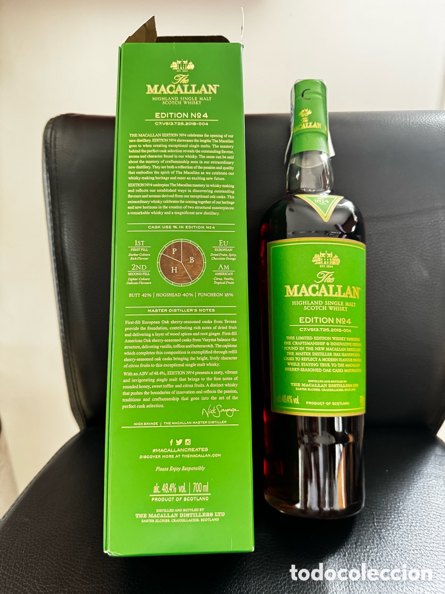 Botellas antiguas: MACALLAN Limited Edition N. 4 del 2018. - Foto 2
