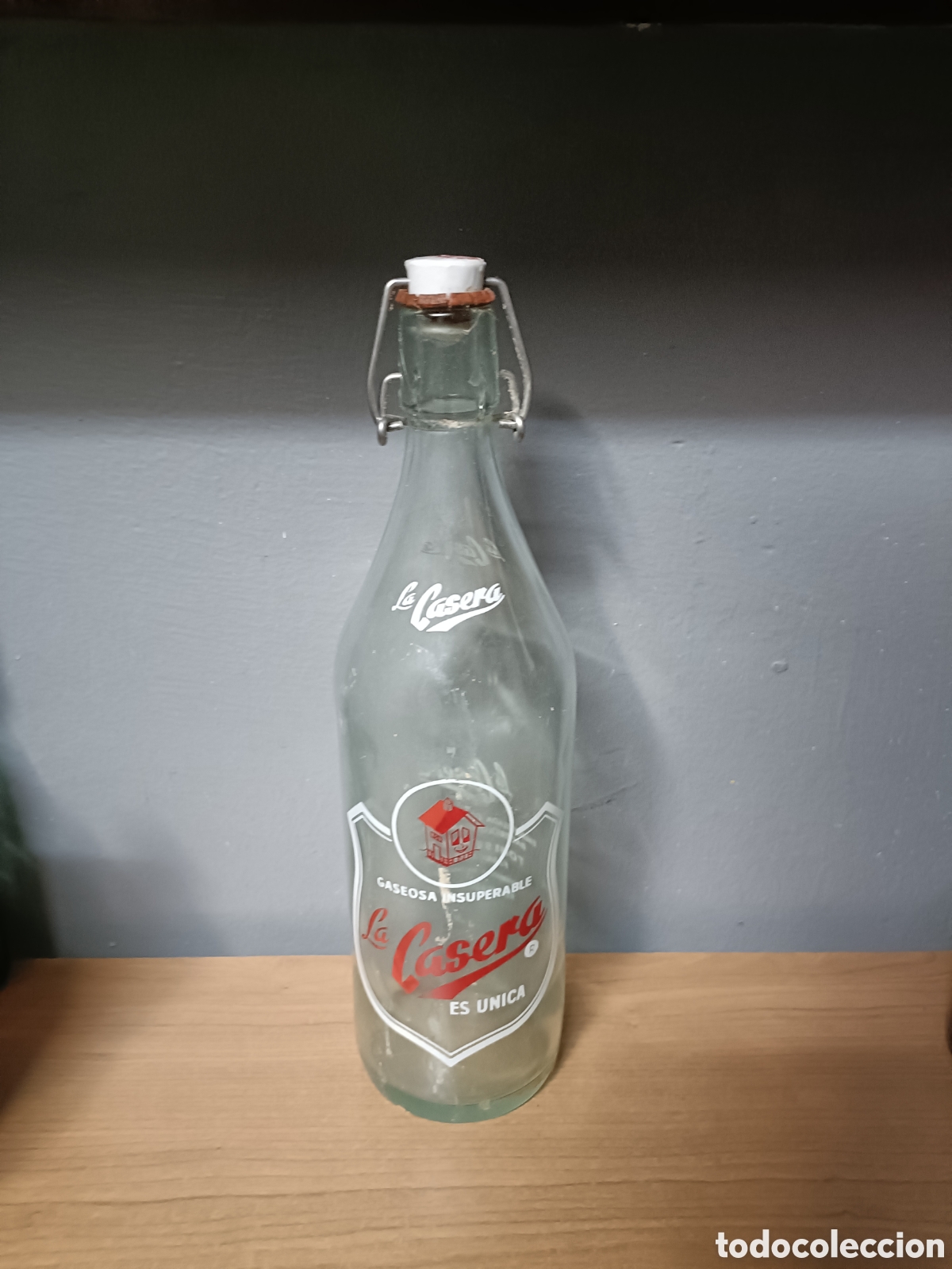 Botellas antiguas: Antigua Botella de gaseosa La Casera