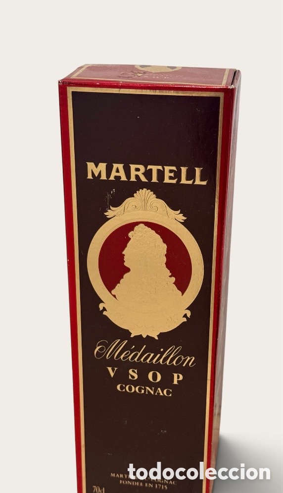 Botellas antiguas: Martell Medaillon VSOP Cognac a&ntilde;os 80