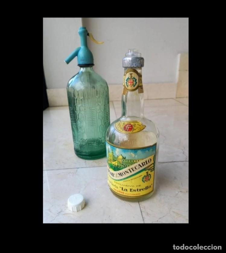Botellas antiguas: Antigua botella La Estrella, Gijon
