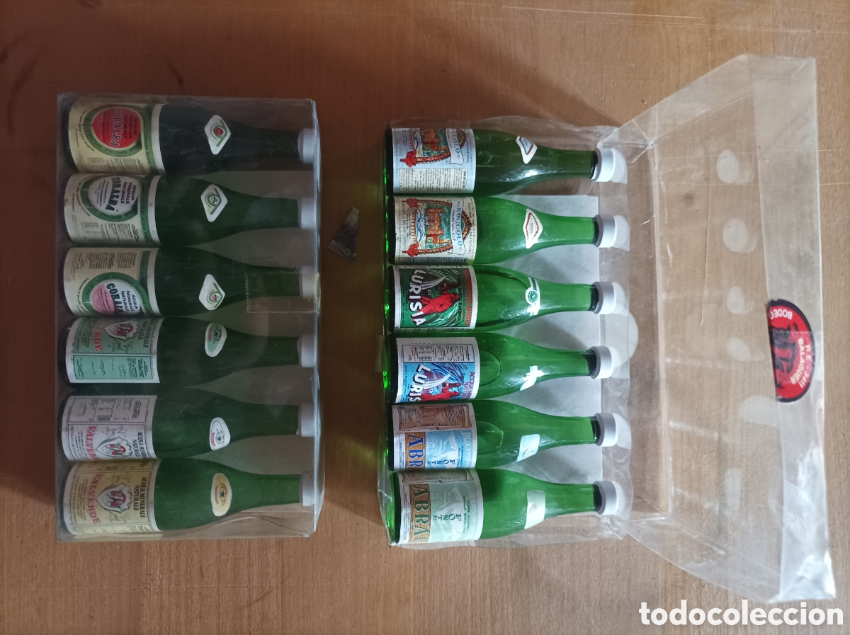 Botellas antiguas: BOTELLITAS RESERVADAS AGUA ITALIA