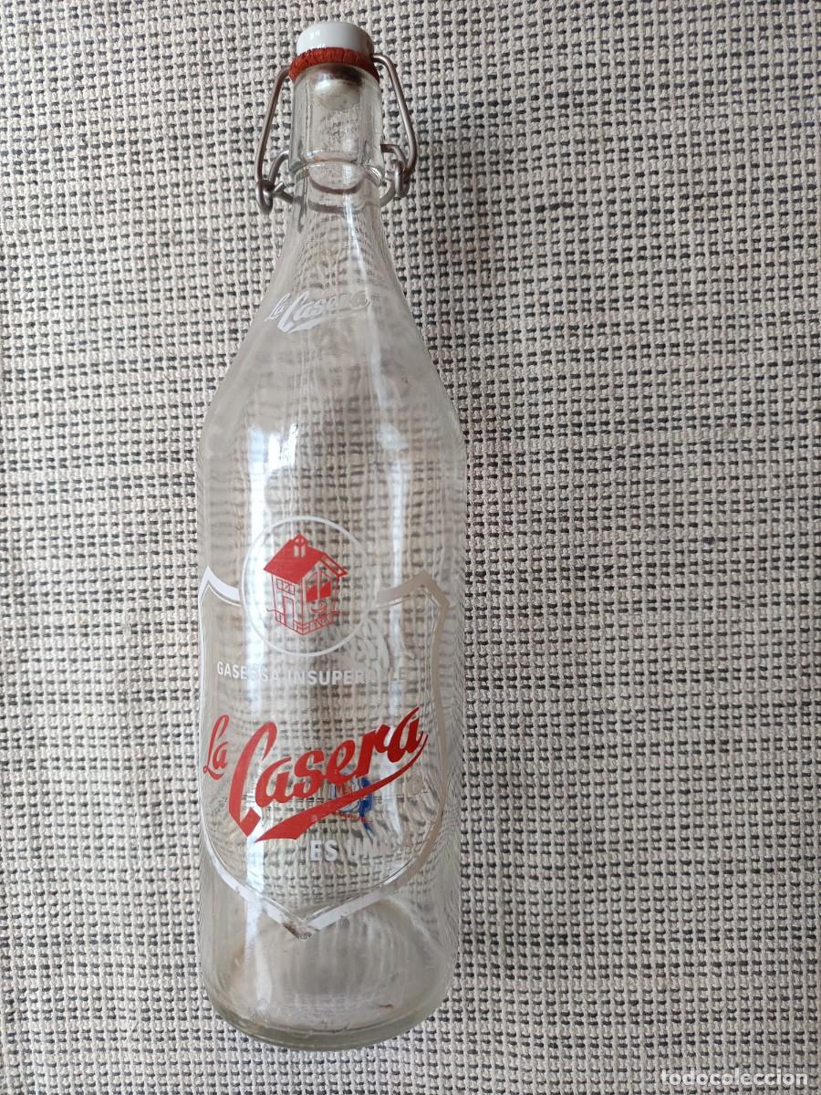 Botellas antiguas: Antigua botella de casera