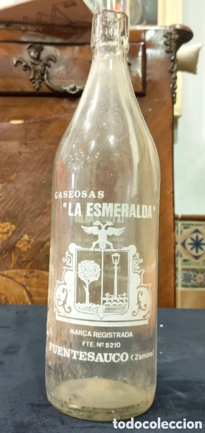 Botellas antiguas: GASEOSA ZAMORA ANTIGUA
