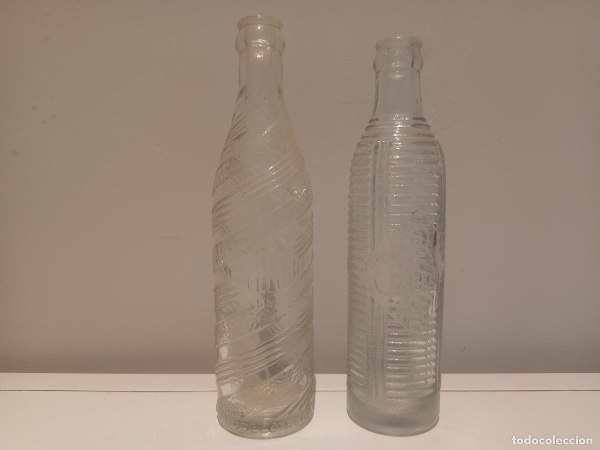 Botellas antiguas: DOS BOTELLAS REFRESCO GASEOSA. CRUSH Y LA PERFECCION.
