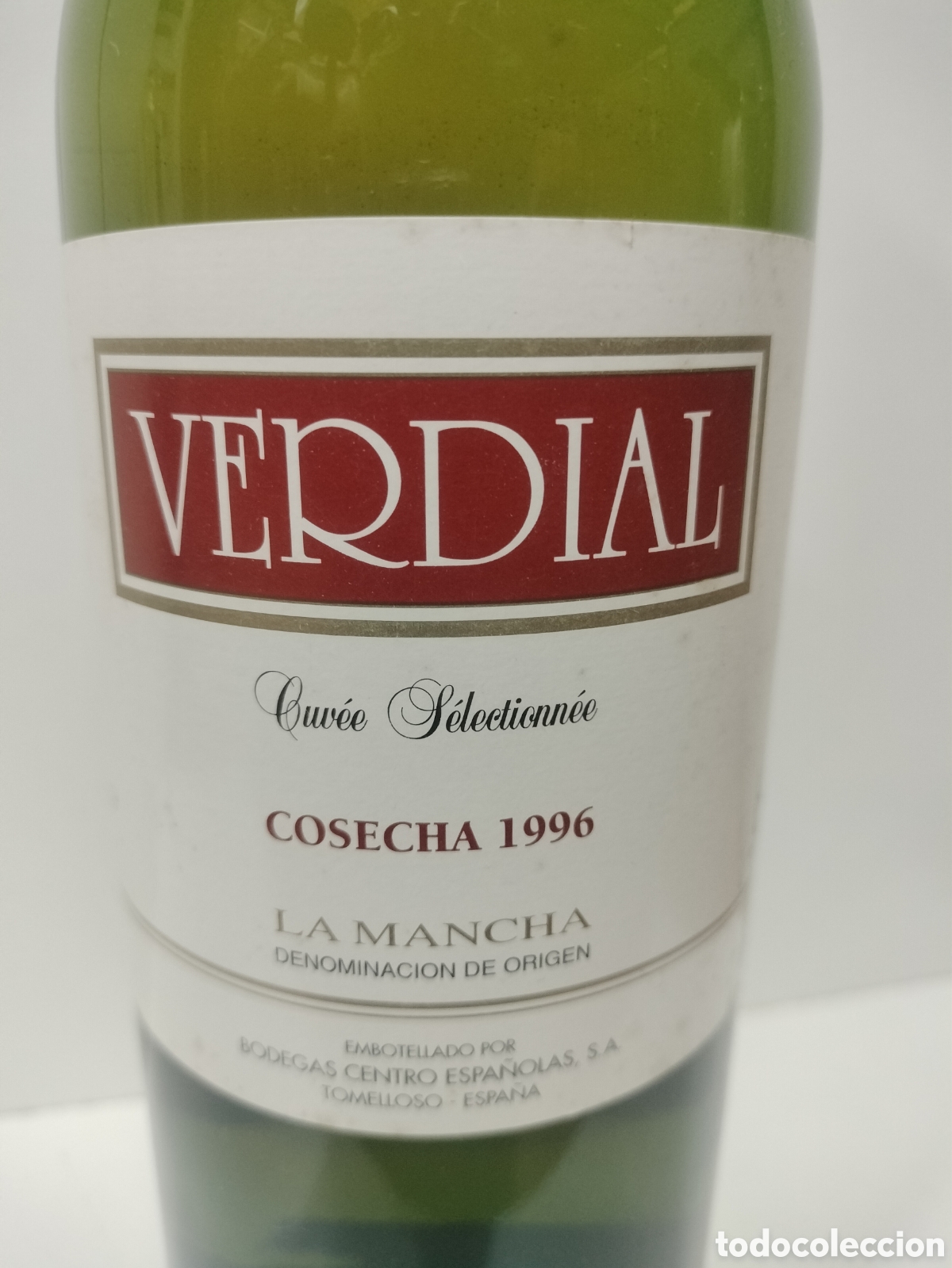 Botellas antiguas: Botella de Verdial cosecha 1996 - Foto 2