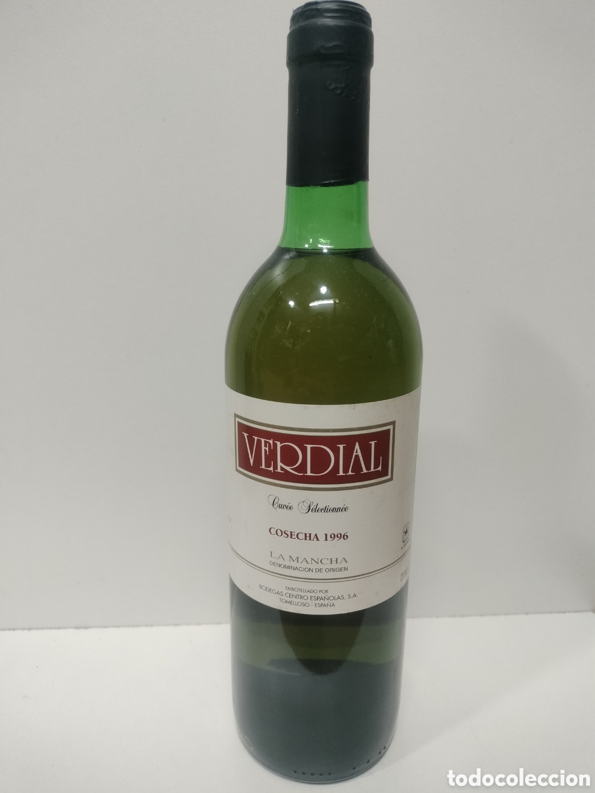 Botellas antiguas: Botella de Verdial cosecha 1996
