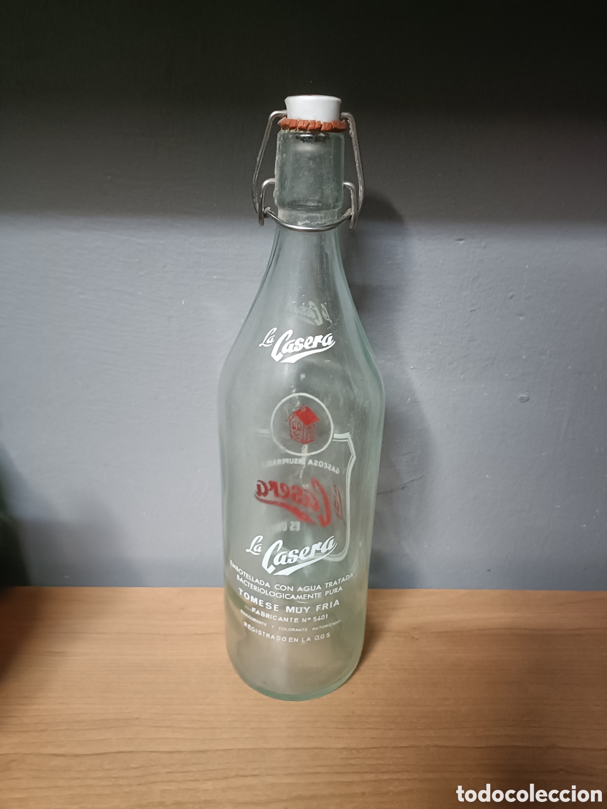 Botellas antiguas: Antigua Botella de gaseosa La Casera - Foto 3