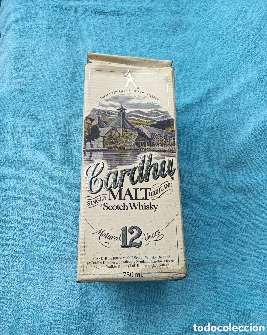 Botellas antiguas: Botella de Cardhu 12a&ntilde;os.