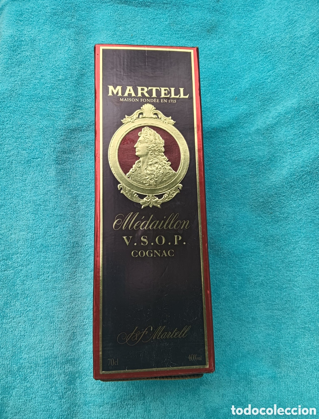 Botellas antiguas: Botella de Martell Cognac