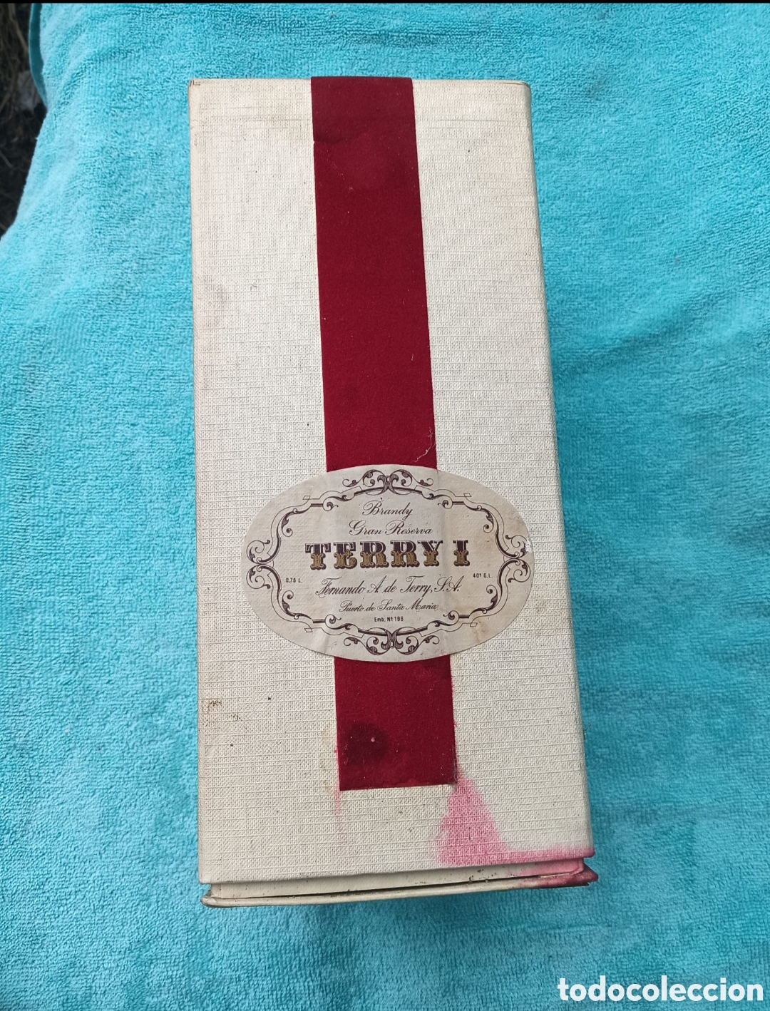 Botellas antiguas: Brandy Terry gran reserva. .