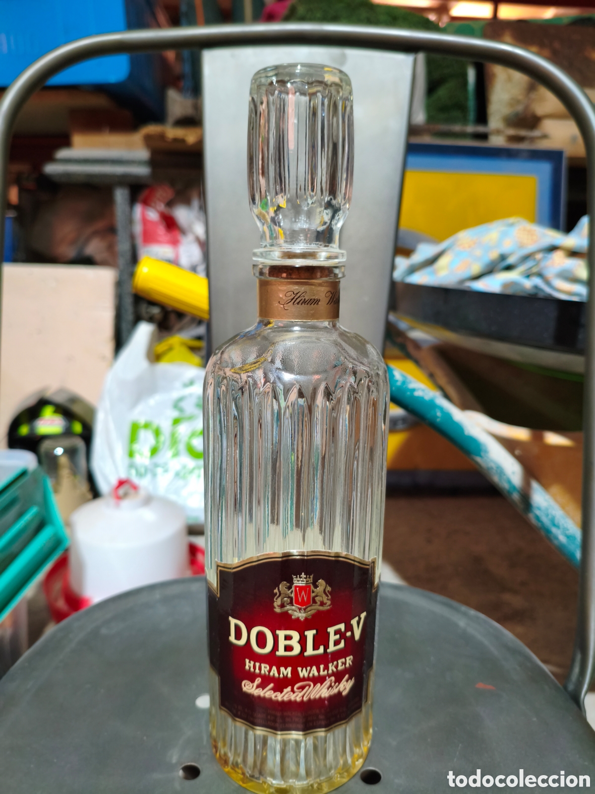Botellas antiguas: Antigua Botella Wisky