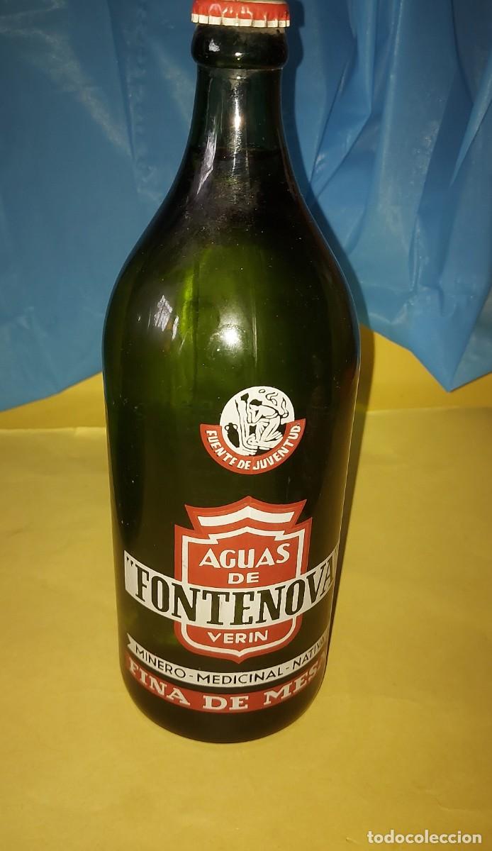 Botellas antiguas: Botella agua AGUAS DE FONTENOVA VERIN - 1 L / NUEVA