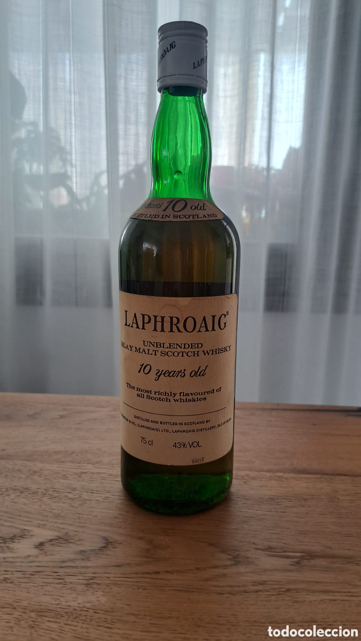 Botellas antiguas: Laphroaig 10 years old