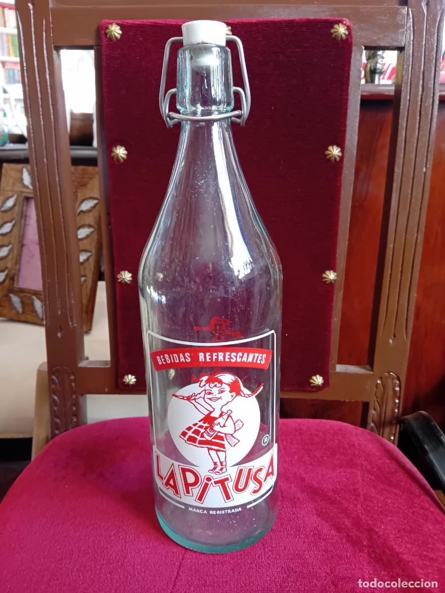 Botellas antiguas: La Pitusa botella de gaseosa antigua