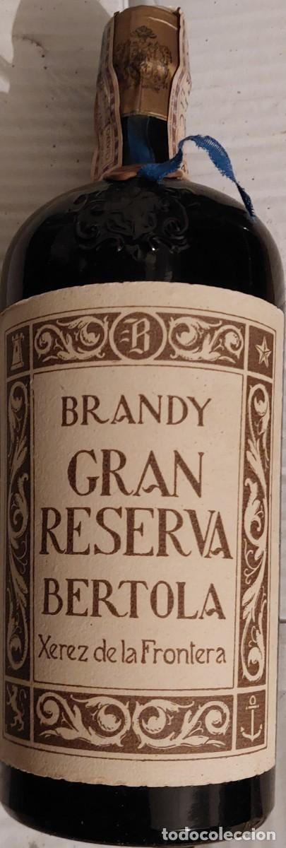 Botellas antiguas: BERTOLA, BRANDY GRAN RESERVA
