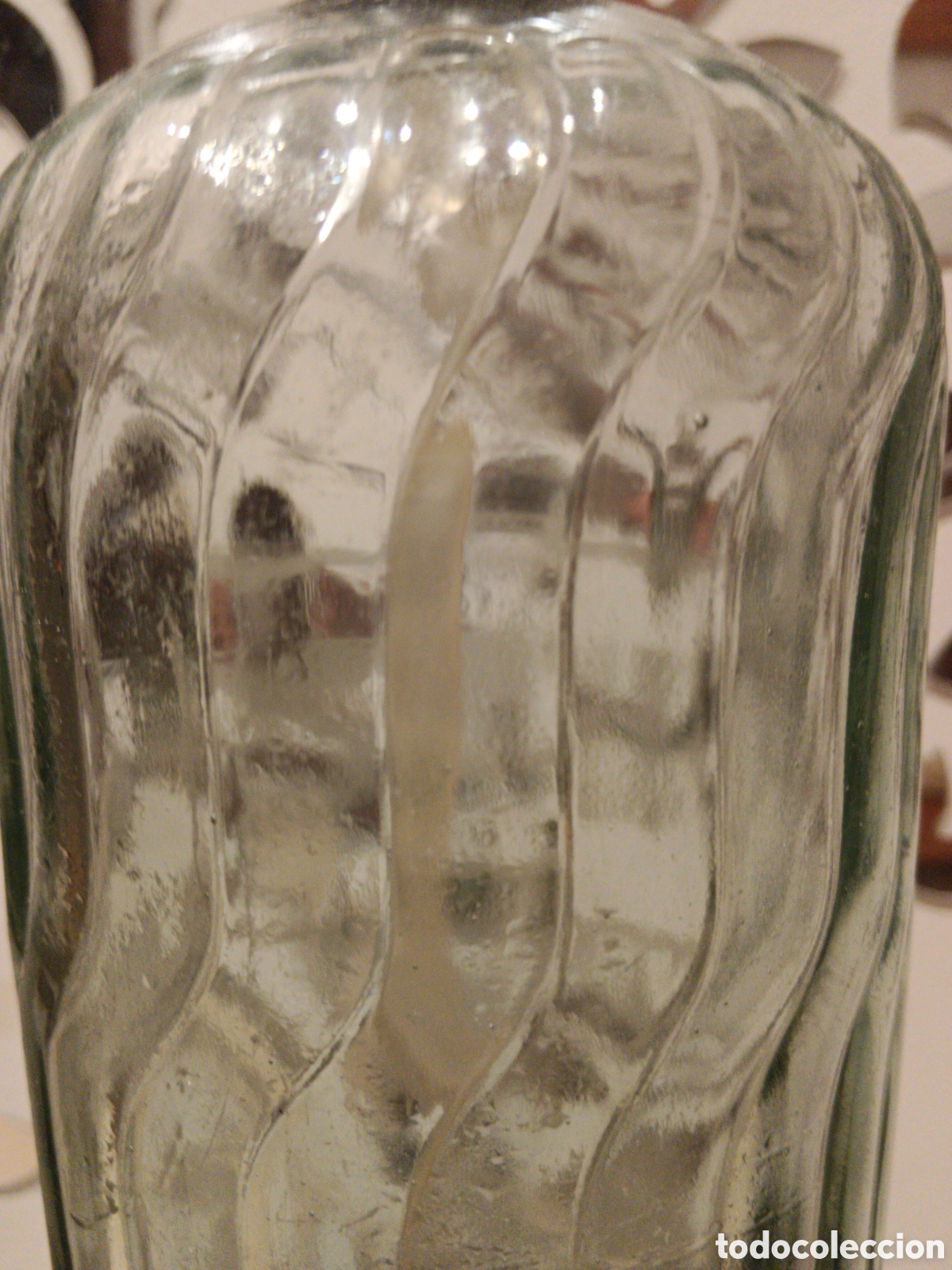 Botellas antiguas: Bonito y antiguo sifon - Foto 4