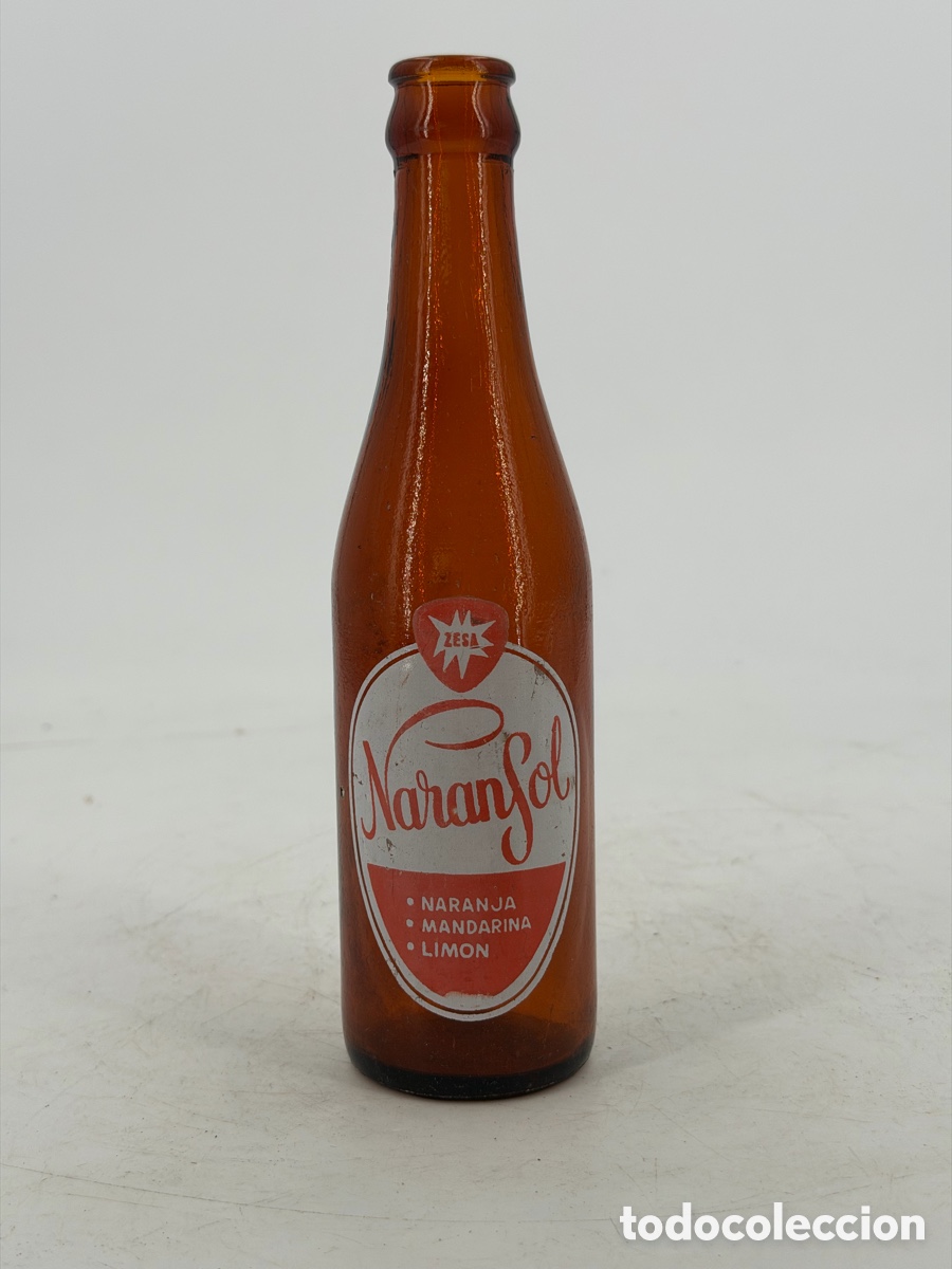 Botellas antiguas: Antigua Botella Naransol - Foto 4