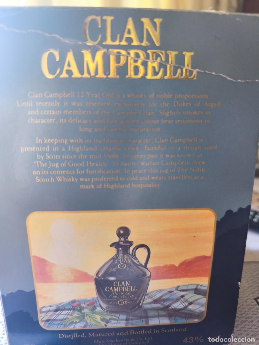 Botellas antiguas: Botella clan cambell - Foto 3