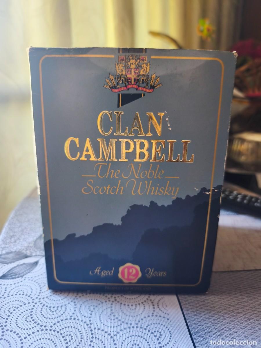 Botellas antiguas: Botella clan cambell - Foto 6