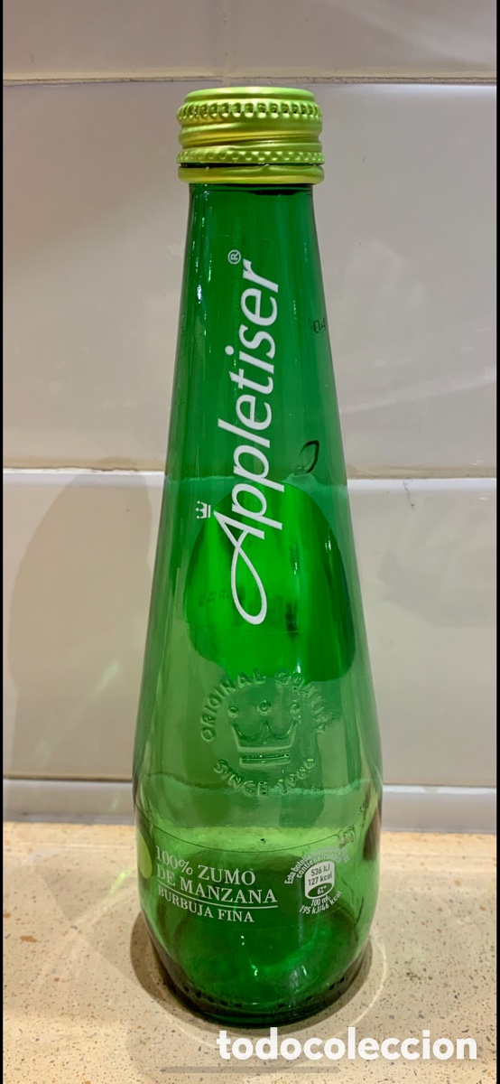 Botellas antiguas: Botella vac&iacute;a. Appletiser. Cristal. 2022. 275 ml.