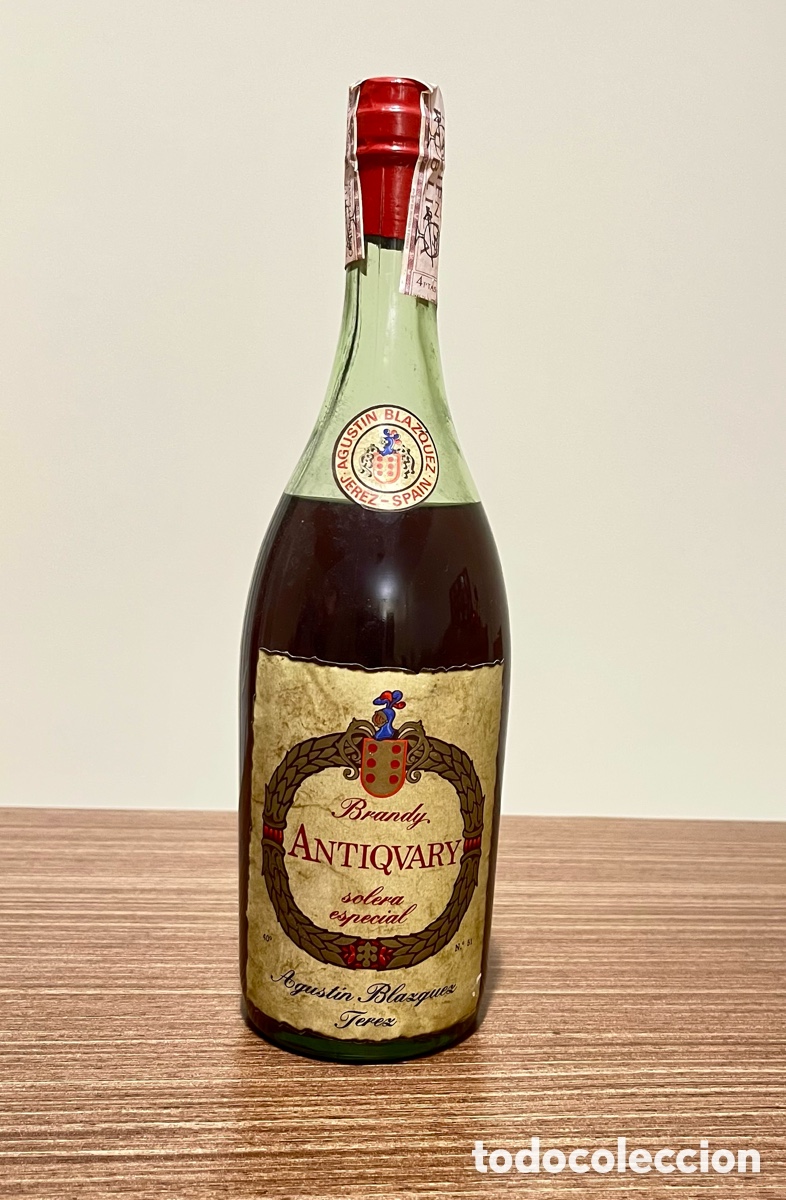Botellas antiguas: Brandy Antiquary Solera Especial