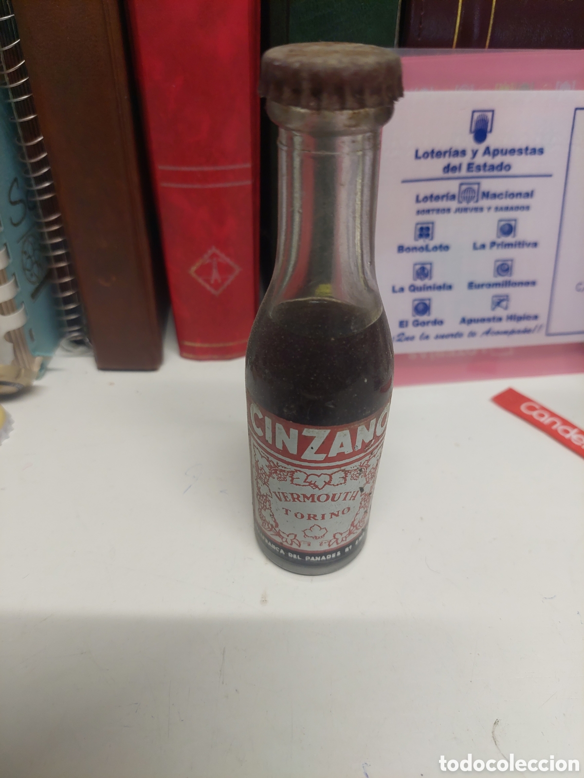 Botellas antiguas: ANTIGUA BOTELLA CINZANO VERMOUTH Cillagranca del penedes