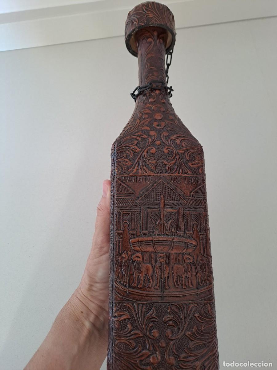 Botellas antiguas: Botella y Vaso Decorados Granada - Foto 3