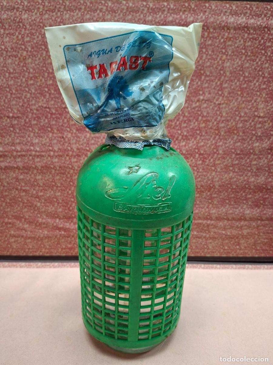 Botellas antiguas: ANTIGUO SIFON BOTELLA AGUA DE SELTZ TAGAST BERGA STEL CARBONICA PRECINTADA SIN ABRIR