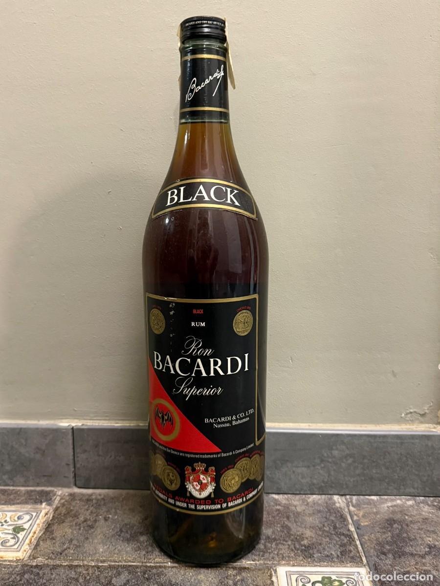 Botellas antiguas: Ron Bacardi Black Superior 3 Litros