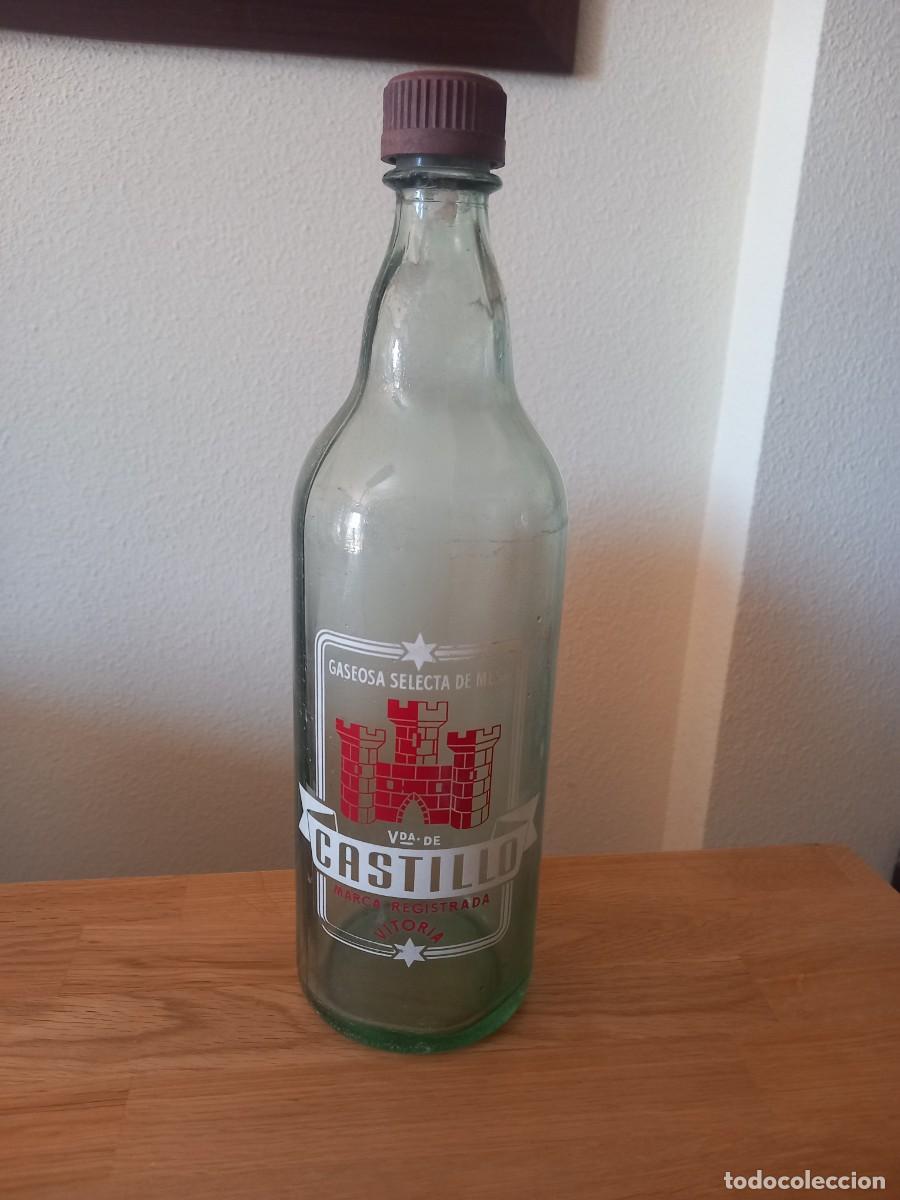 Botellas antiguas: Botella gaseosa viuda castillo vitoria