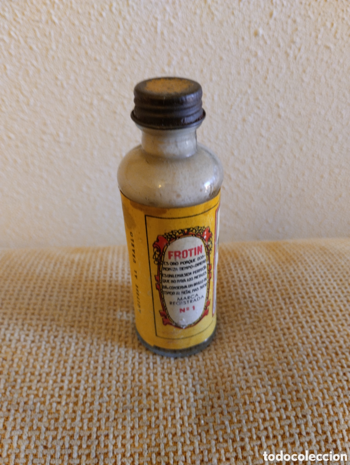 Botellas antiguas: Botella miniatura Frotin - Foto 3