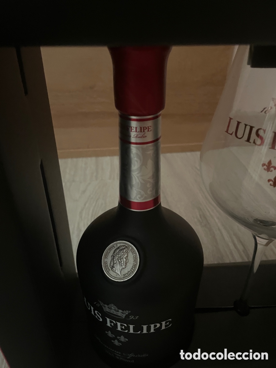 Botellas antiguas: Brandy Luis Felipe. Premium Spirits - Foto 4