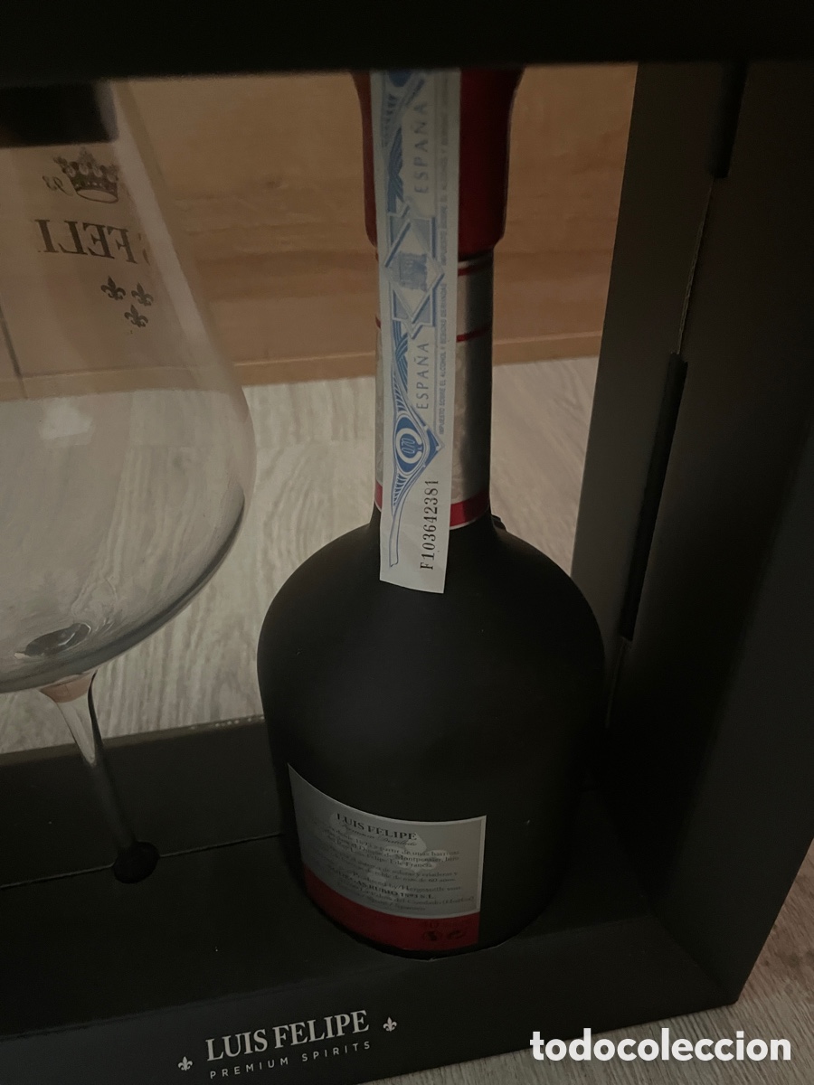 Botellas antiguas: Brandy Luis Felipe. Premium Spirits - Foto 5